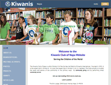 Tablet Screenshot of kiwanisclubofnapa.org